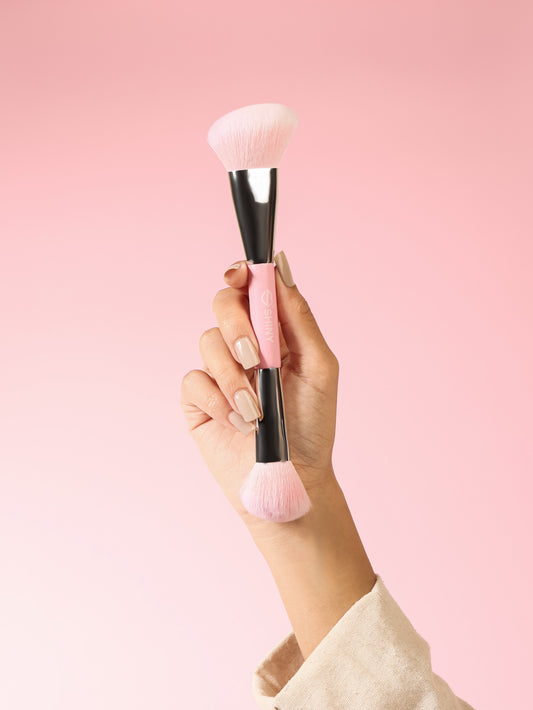 Shiny dual brush